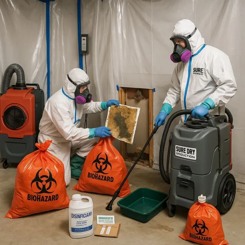 Contaminated Water Handling Protocols process in Marks, MS