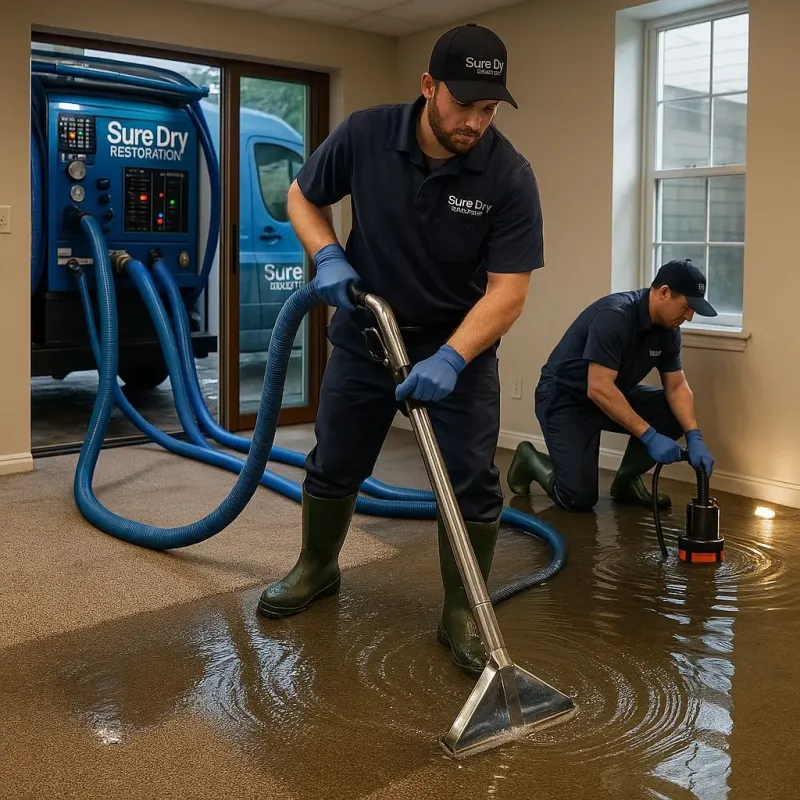 Water Extraction and Removal process in Marks, MS